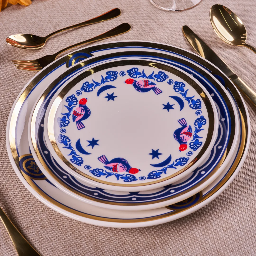Porcelain Plate  | Otto | 7.48"