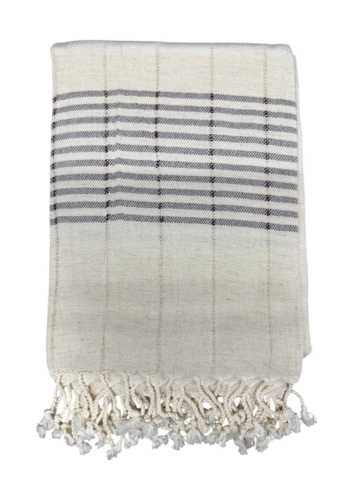 Handwoven Peshtemal Towel – Line Brown