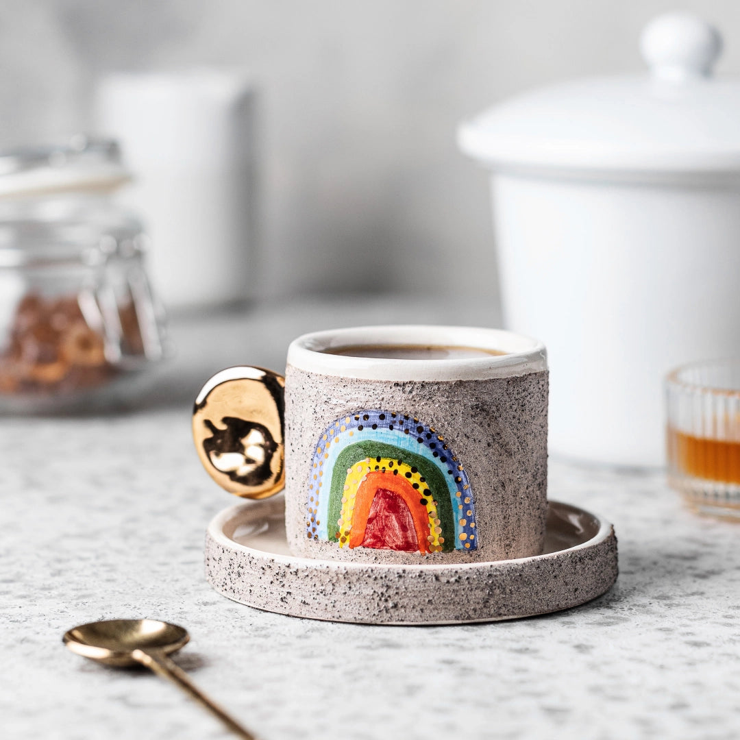 Coffee Cup  | Rainbow 3.38 oz.