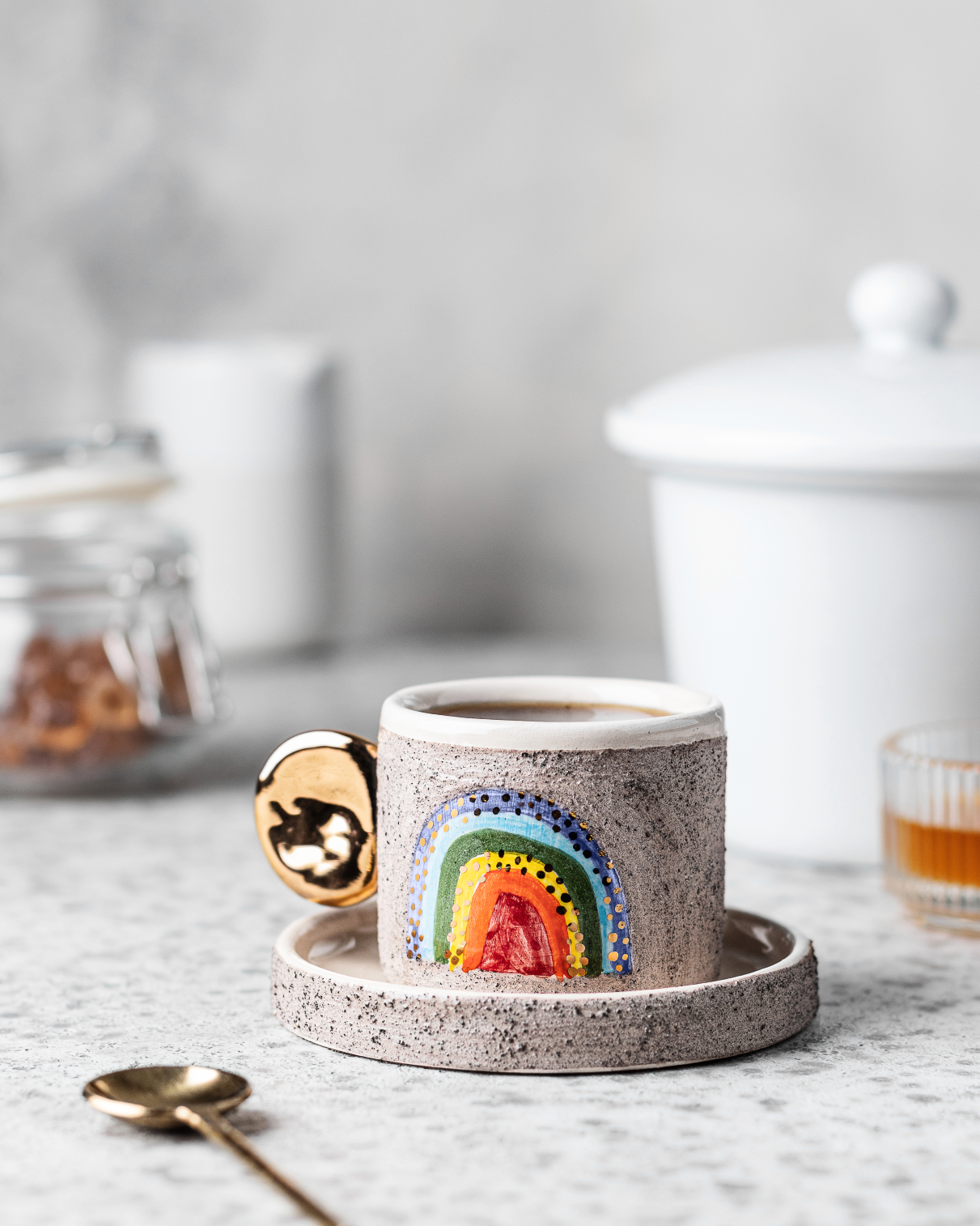 Coffee Cup  | Rainbow 3.38 oz.