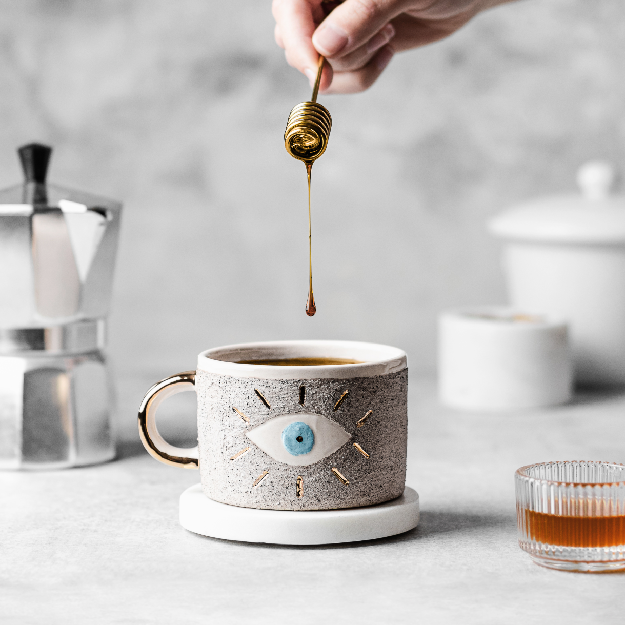 Coffee Cup  | Evil Eye 6.76 oz.