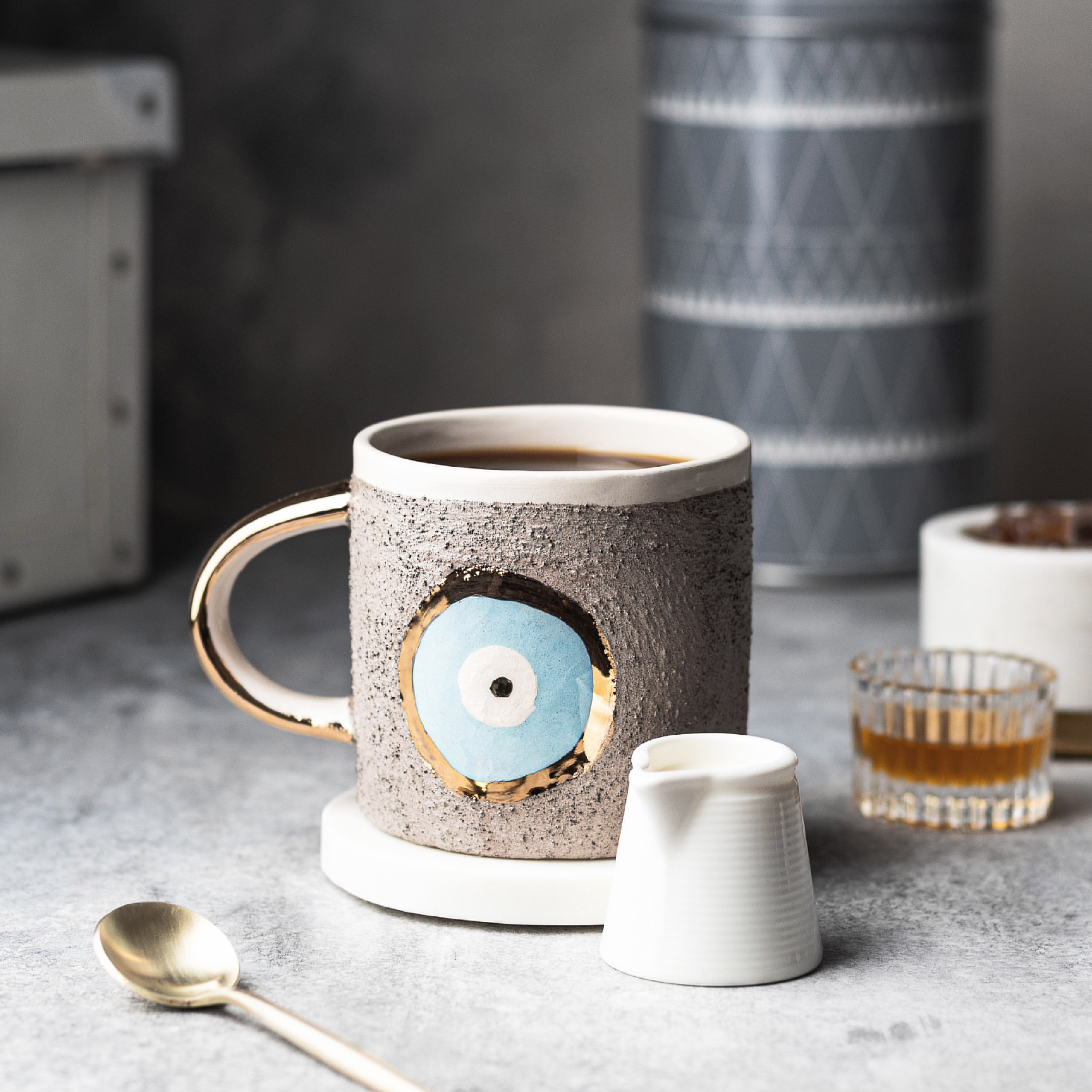 Coffee Cup  | Evil Eye 11.83 oz.