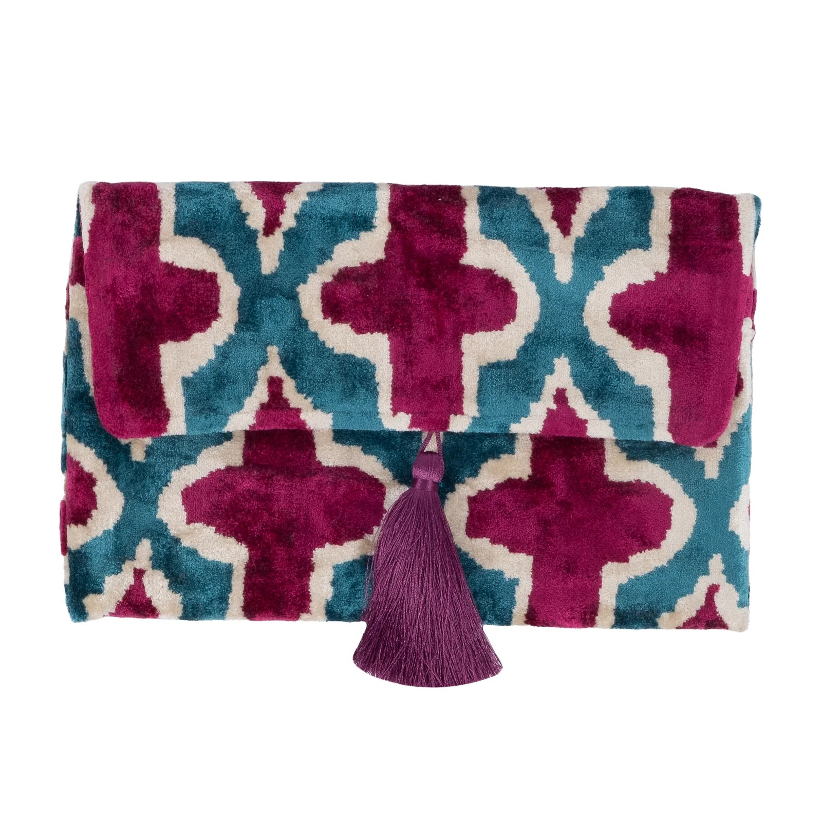 Clutch Bag | Blue & Purple