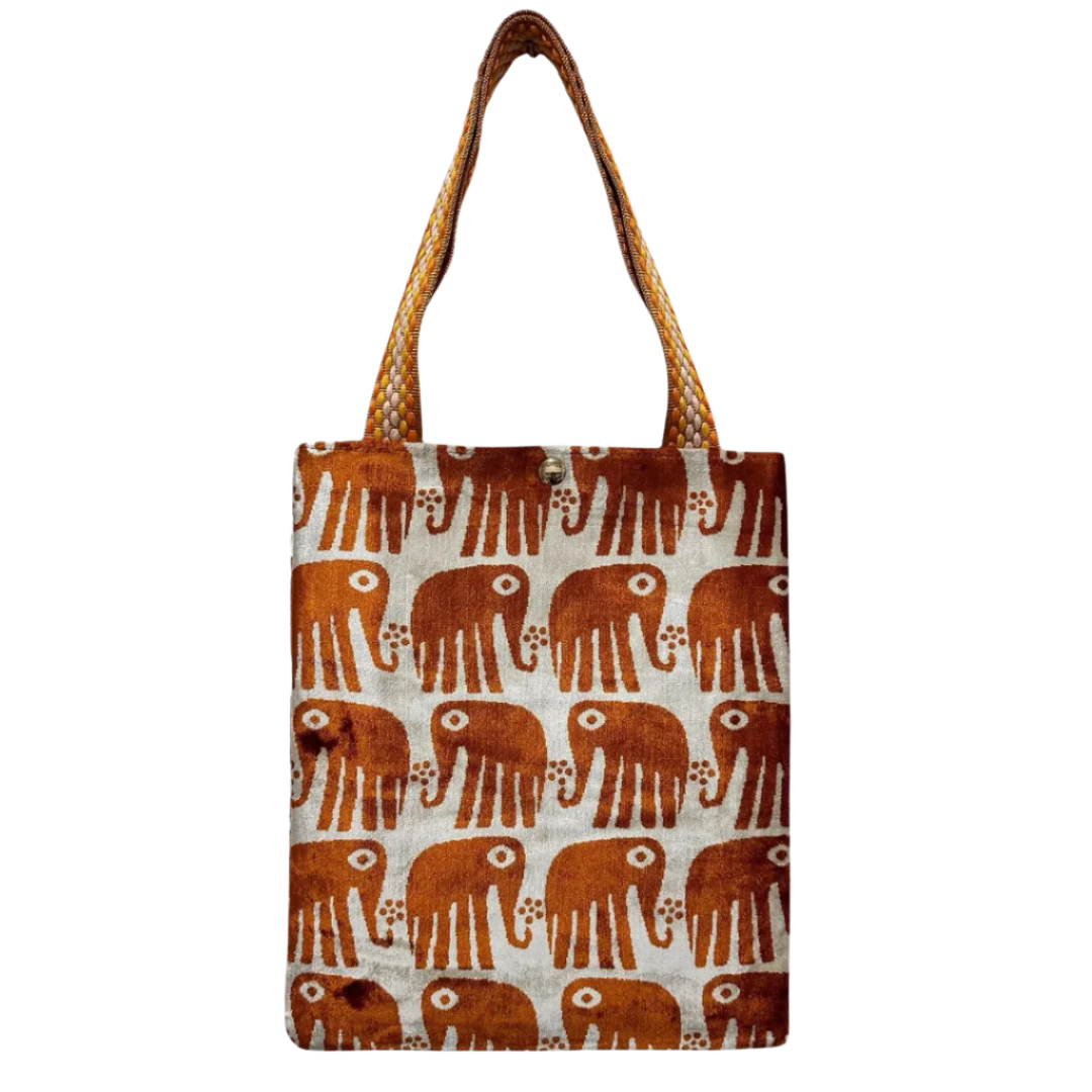 Silk Velvet Shoulder Bag