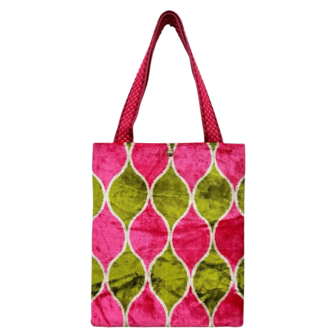 Silk Velvet Shoulder Bag