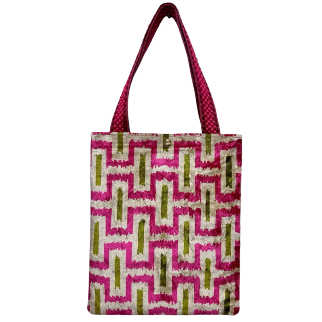 Silk Velvet Shoulder Bag