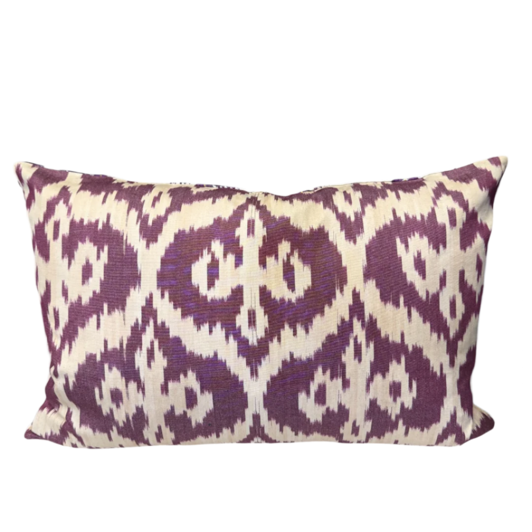 Suzani Pillow Cover | Purple Carnation