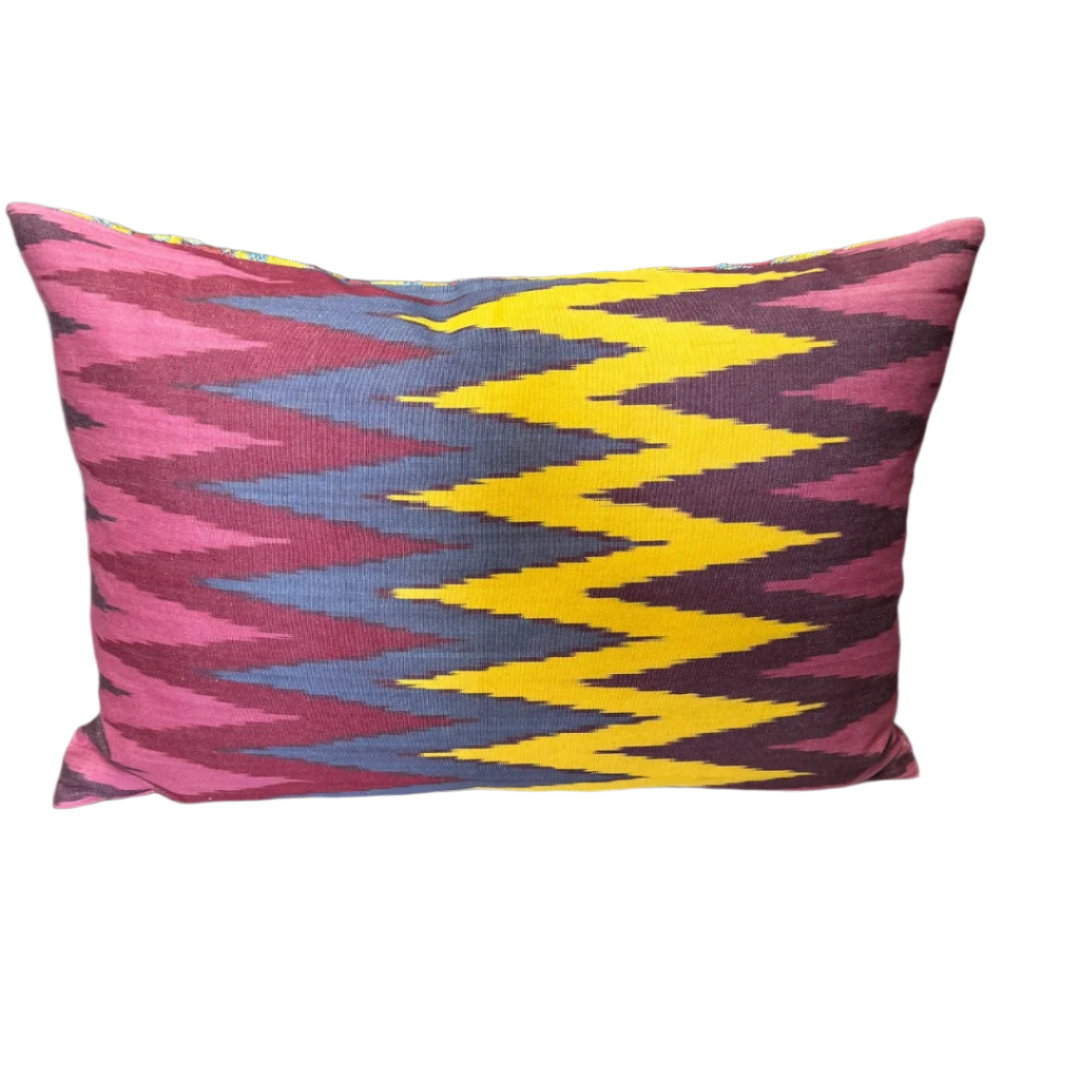 Suzani Pillow Cover | Yellow Carnation