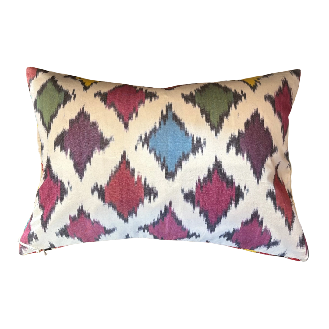 Suzani Pillow Cover | Red Carnation