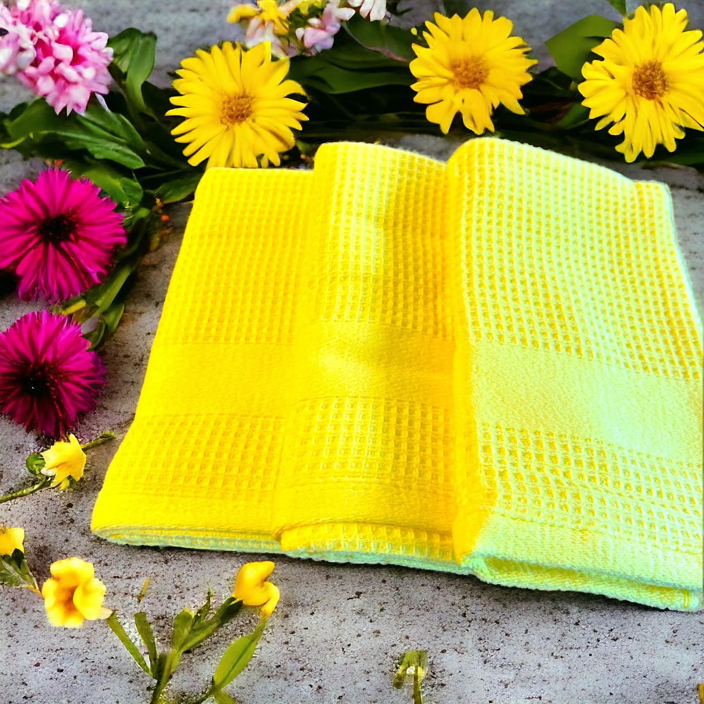 Spring Yellow Collection Kitchen Towel Set