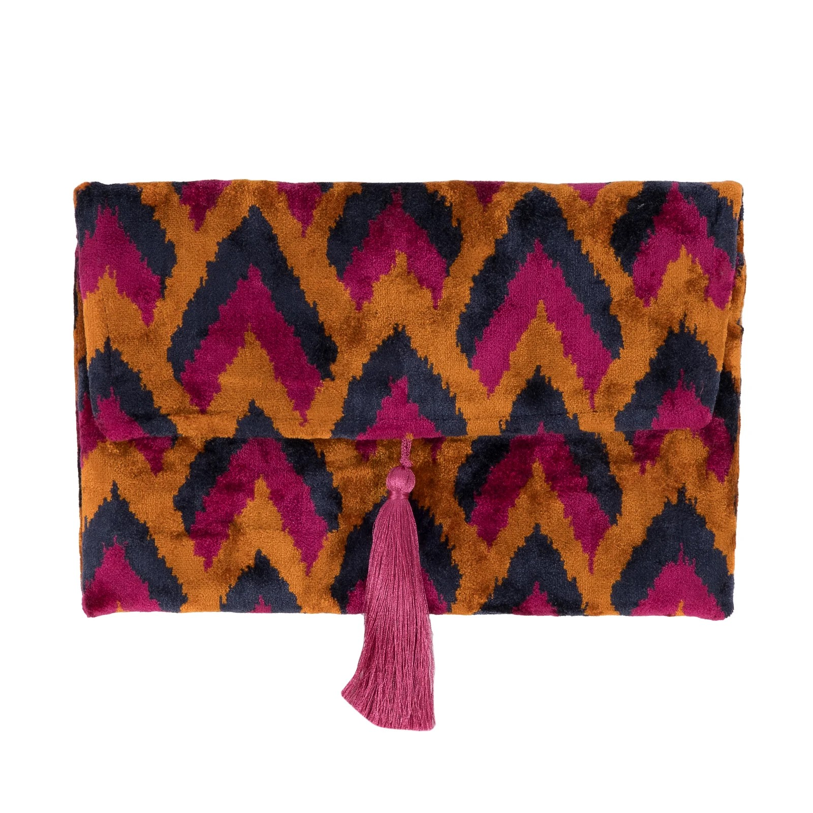 Clutch Bag | Purple & Cinnamon